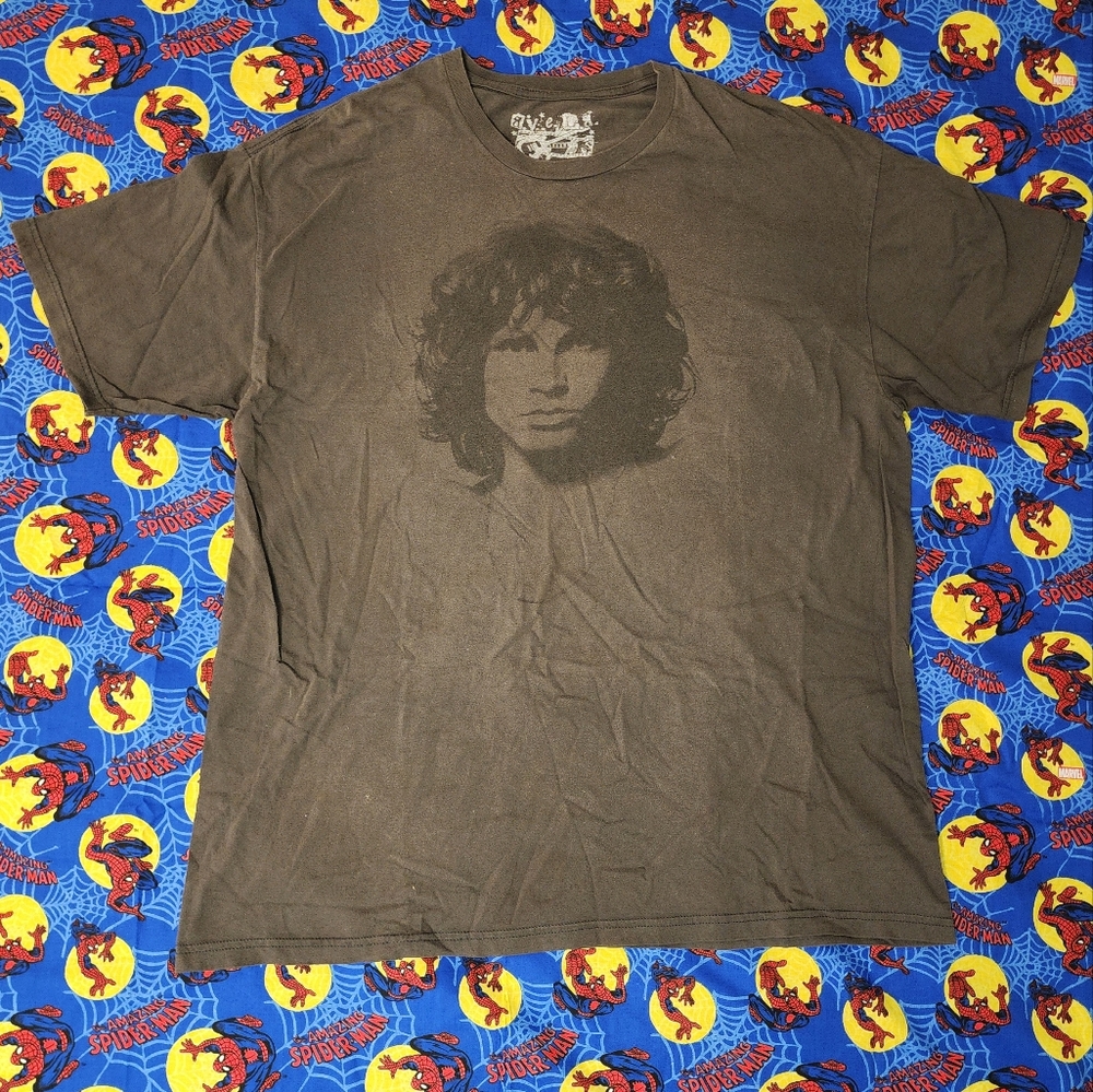 The Doors Jim Morrison Grey Graphic T-Shirt XL